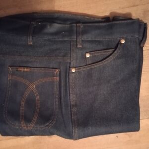 Long Haul Men's Jeans Straight Leg Denim Navy Blue Size 40 x 32 New (Mgs089)